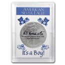 Silver American Eagle Harris Holder (It's A Boy! Design) Silver American Eagle Harris Holder (It's A Boy! Design)
